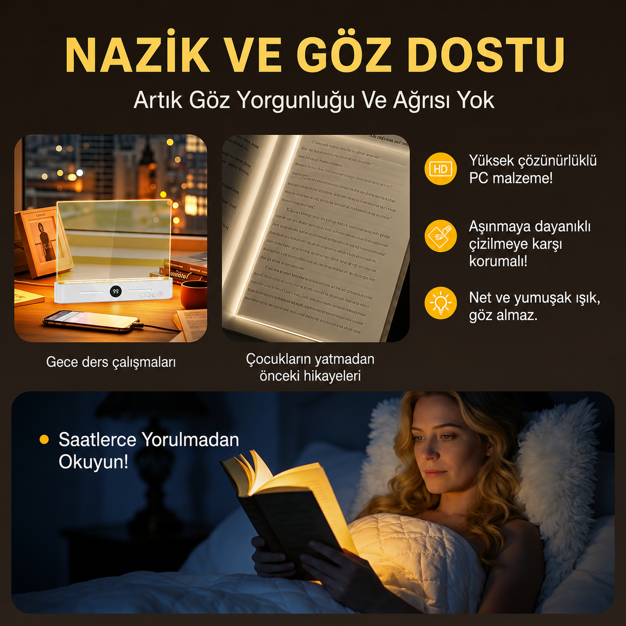 Lumina LED Okuma Işığı